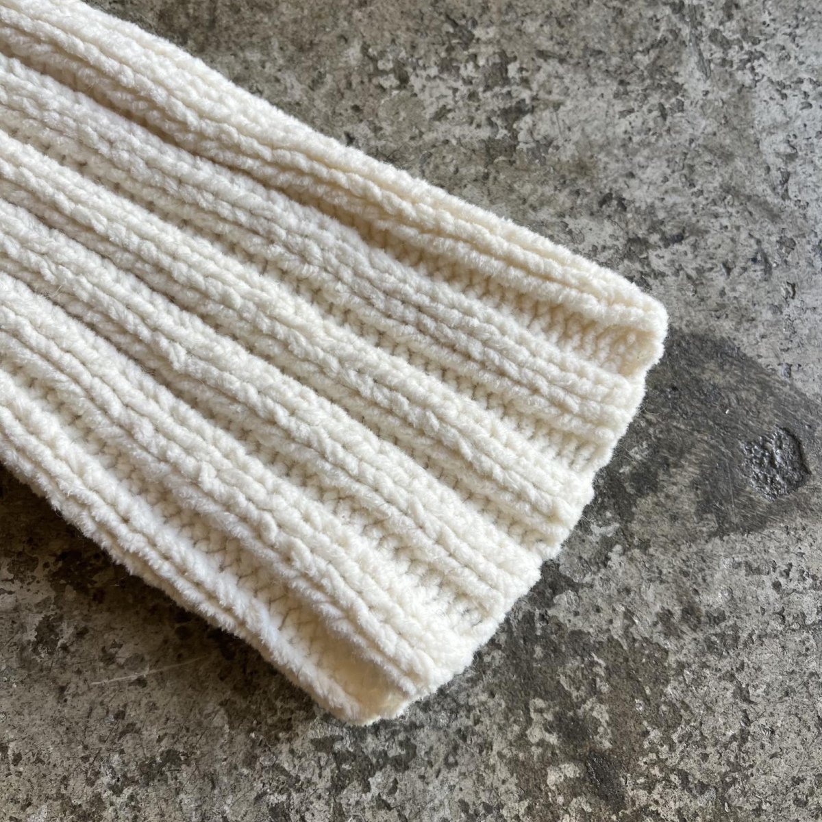 画像6: POINT DAMEGE DESIGN WARP KNITTING L/S KNIT TOPS / Ladies M(S)  (6)