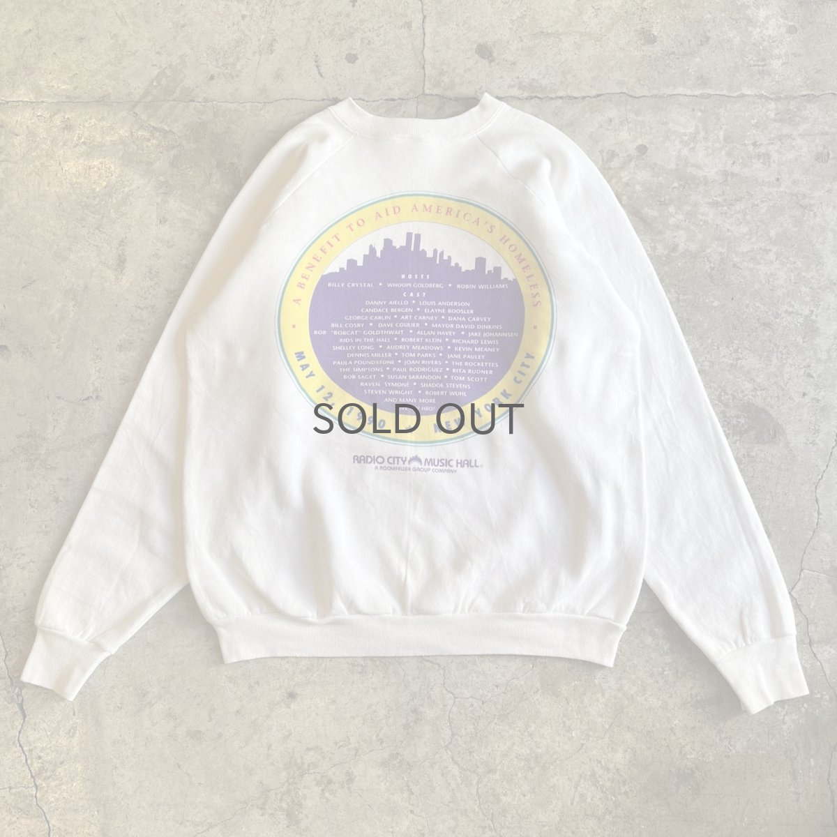 画像2: 90's BOTH SIDES COLOR PRINTED DESIGN L/S SWEAT / Ladies XL / MADE IN USA (2)