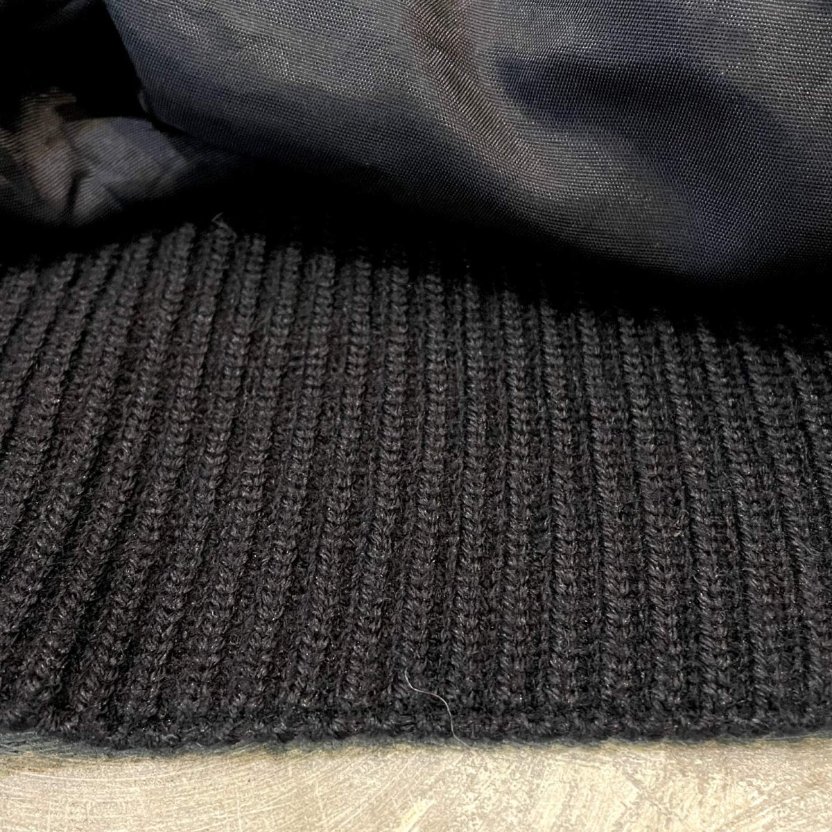 画像8: STRIPE PATTERN FAUX FUR SWITCHED KNIT SHIRT JACKET / Mens M~L / MADE IN ITALY (8)