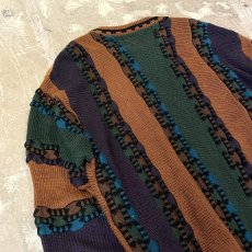 画像9: REAL LEATHER × KNIT SWITCHED SWEATER / Mens XXL (9)