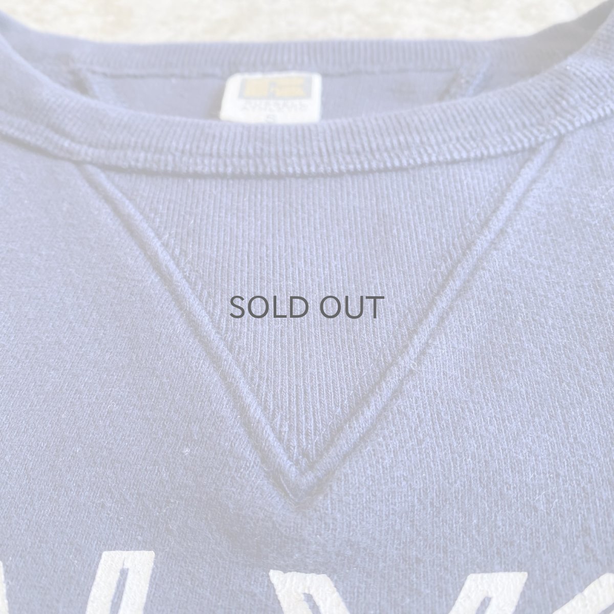 画像8: "NEW YORK" FRONT LOGO PRINTED DESIGN L/S SWEAT / Ladies S(M) / MADE IN USA (8)