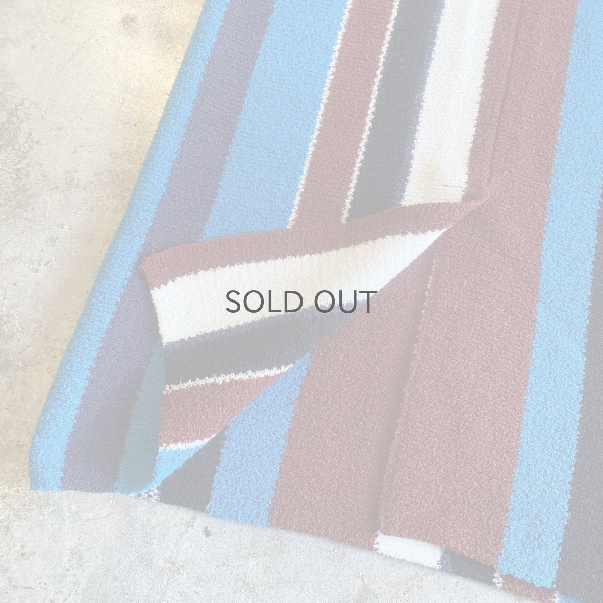 画像9: MULCH COLOR STRIPE PATTERN KNIT DESIGN SKIRT / W24~W33 (9)