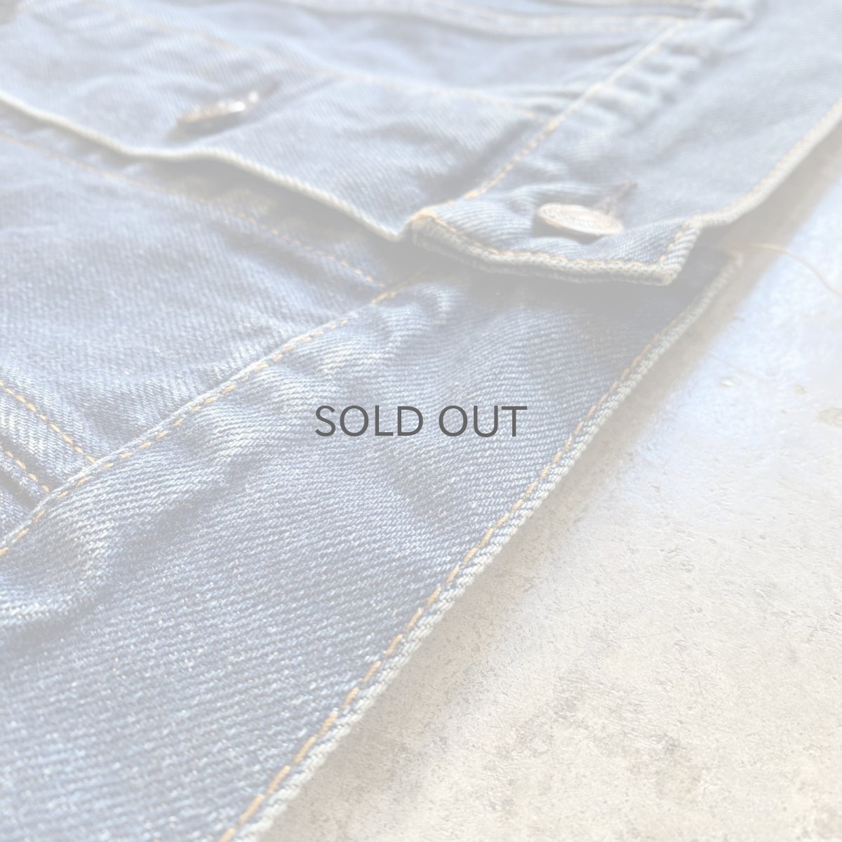 画像9: BLUE COLOR DESIGN DENIM JACKET / Ladies S(L) (9)