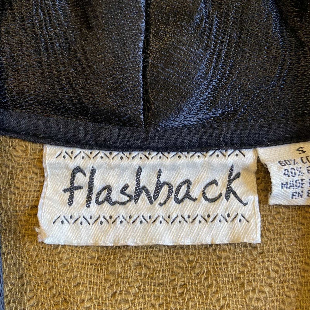 画像11: PATCHWORK PATTERN DESIGN SHORT JACKET / Ladies S(M) (11)