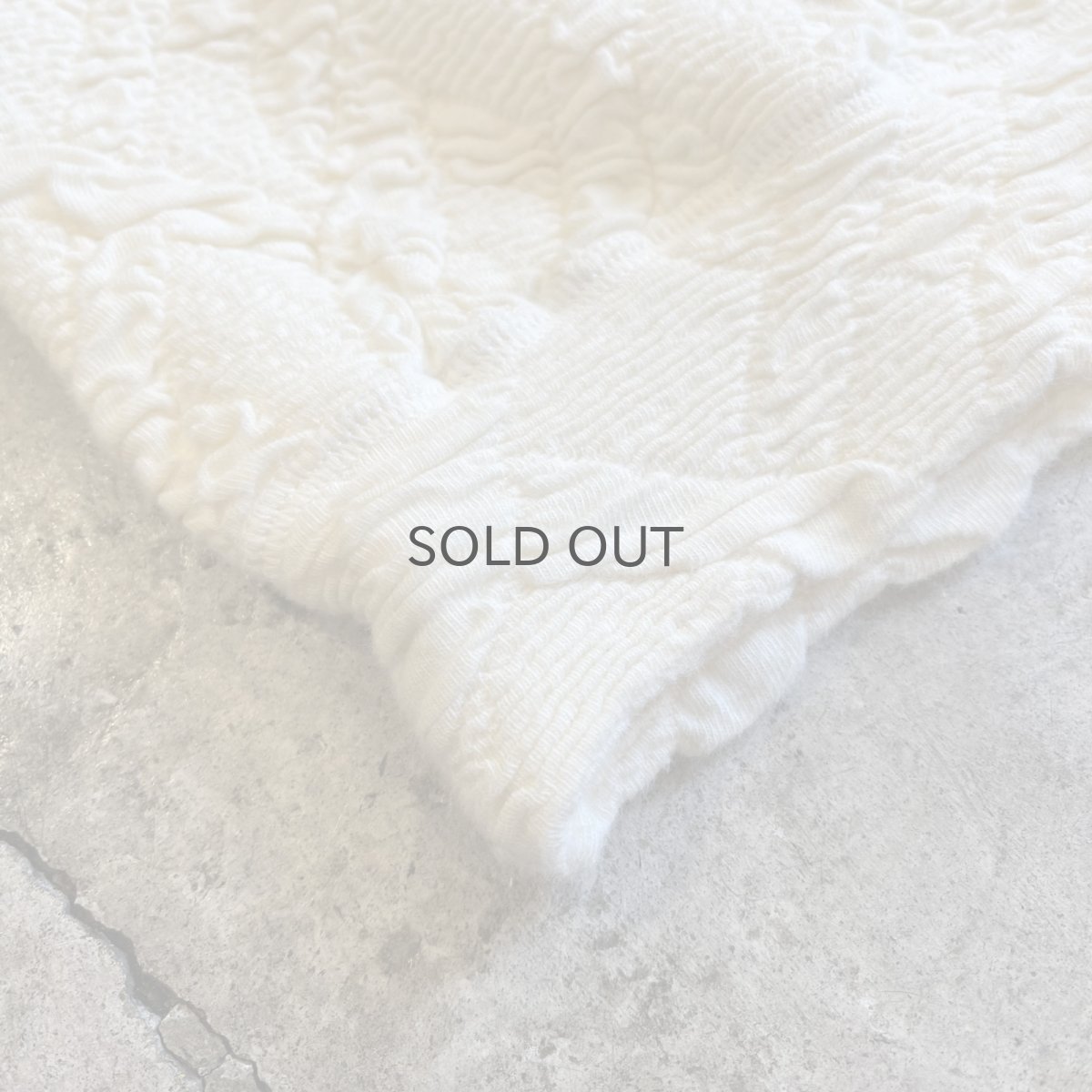 画像3: ALL OVER EMBOSS VOLUME SLEEVE DESIGN L/S POLO TOPS / Ladies M (3)