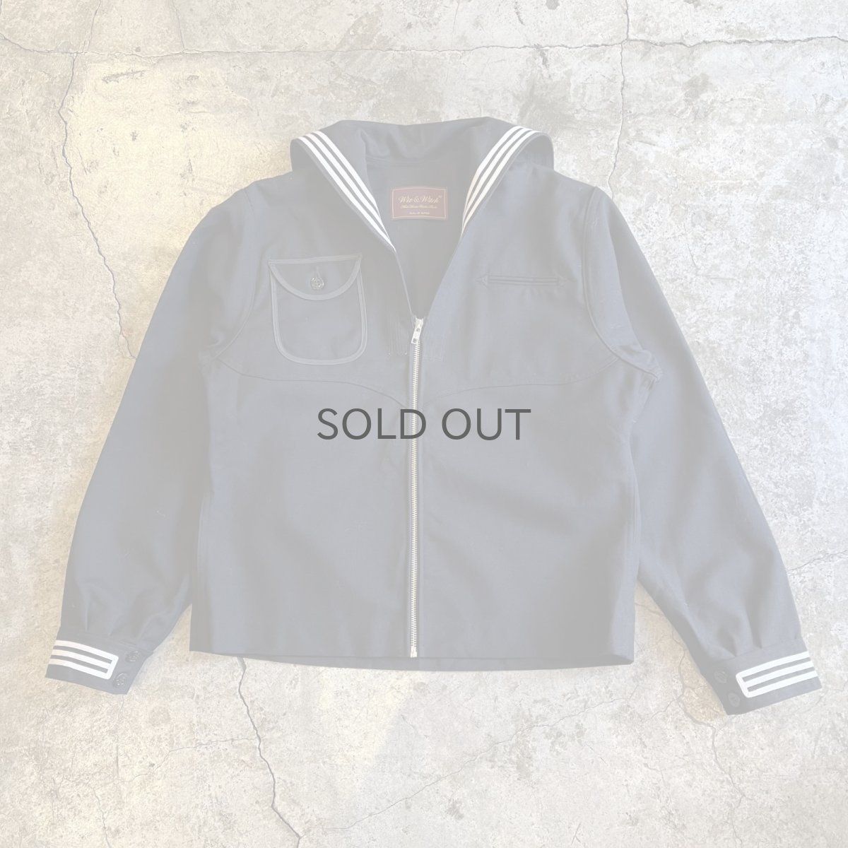 画像1: 【Wiz&Witch】"WANDERER" ZIP UP MARINE JACKET / OS (1)