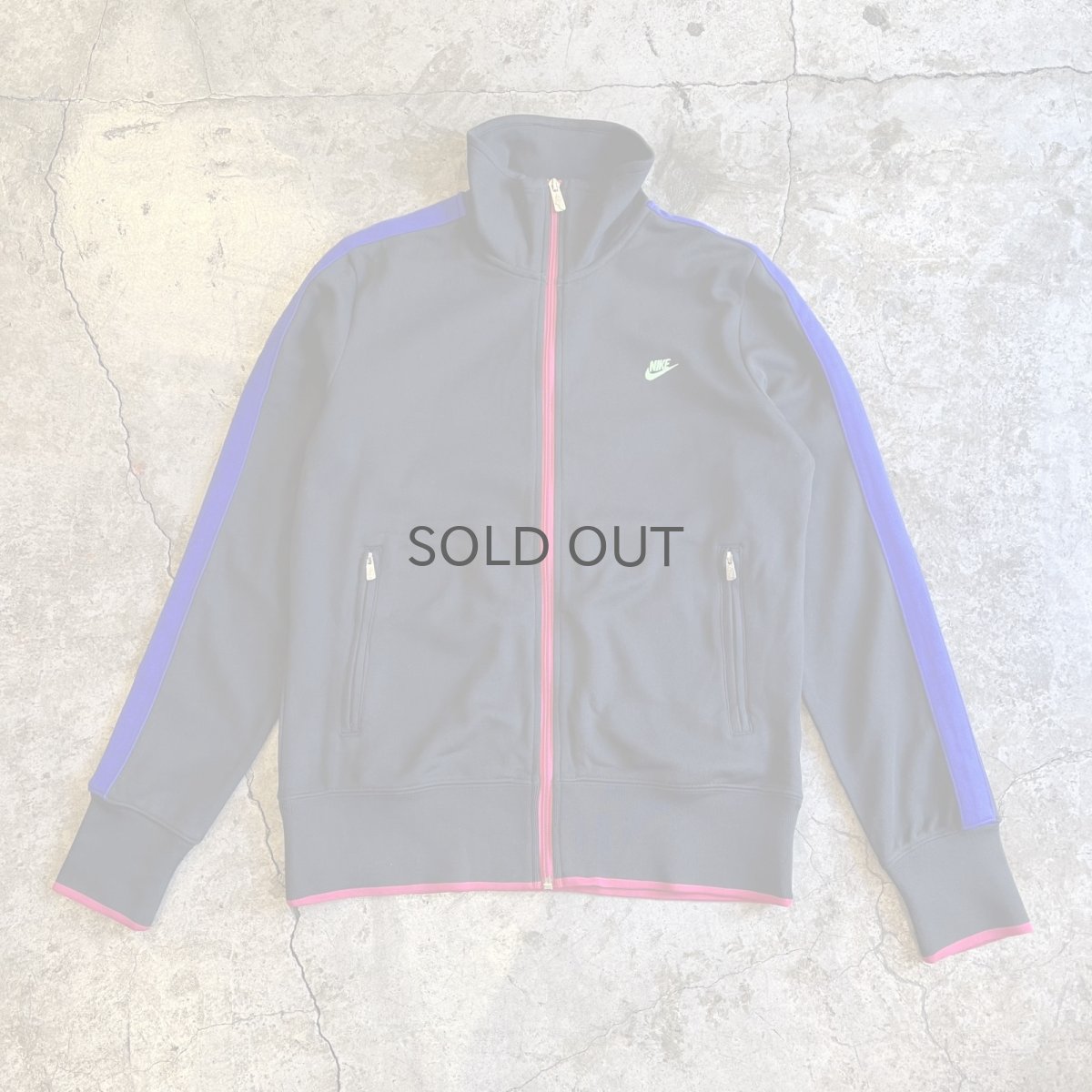 画像1: 【NIKE】COLOR LINE DESIGN ZIP UP TRACK JACKET / Ladies M(L) (1)
