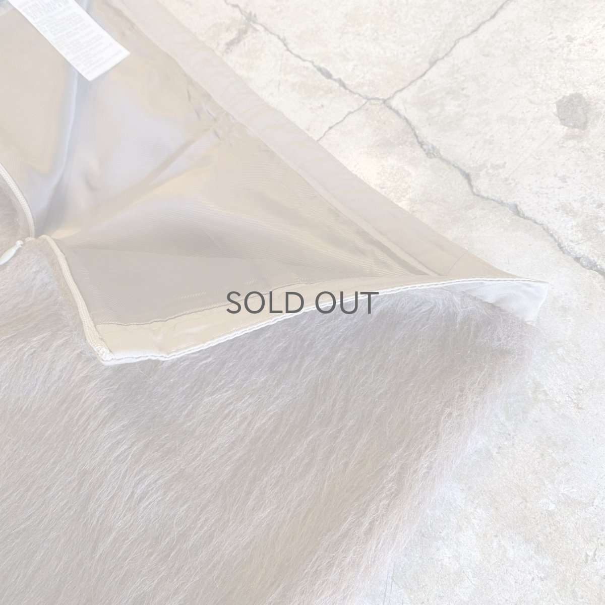 画像8: 【'S Max Mara】GRADATION COLOR ALPACA FUR MINI SKIRT / W29 (8)