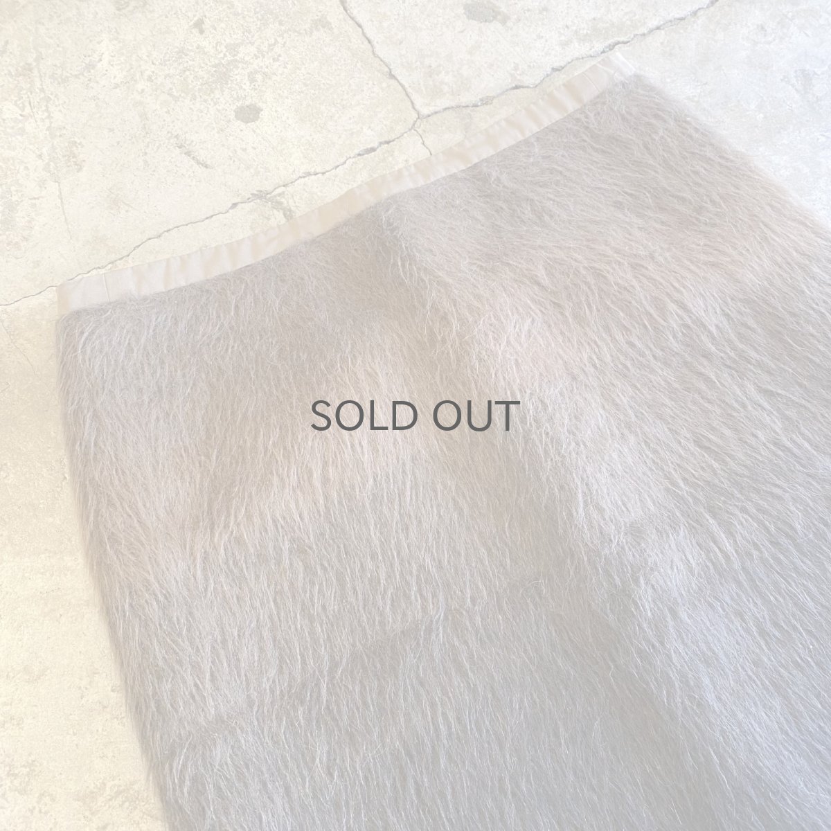 画像3: 【'S Max Mara】GRADATION COLOR ALPACA FUR MINI SKIRT / W29 (3)