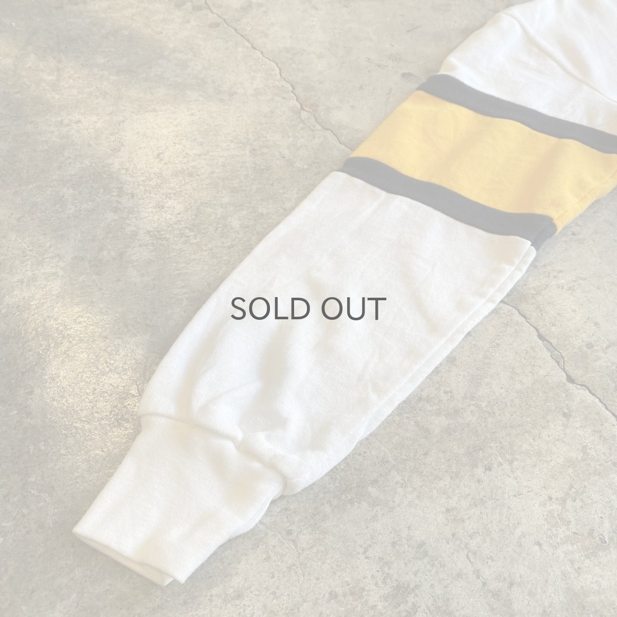 画像7: UNIVERSITY PRINTED POINT COLOR L/S SWEAT / Ladies M / MADE IN USA (7)