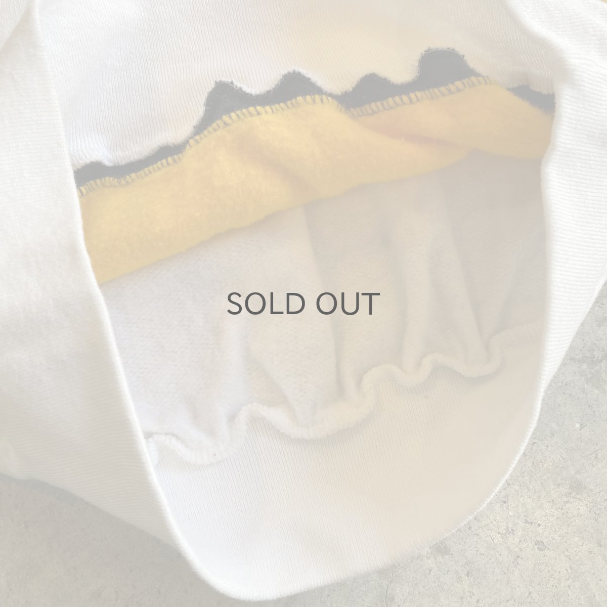 画像8: UNIVERSITY PRINTED POINT COLOR L/S SWEAT / Ladies M / MADE IN USA (8)