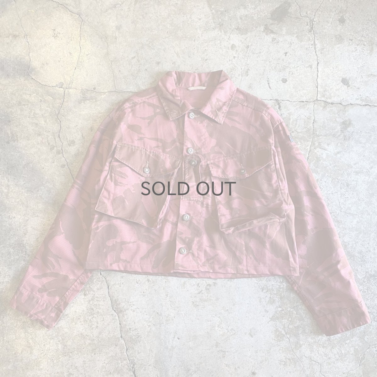 画像1: EURO MILITARY COLOR CAMOUFLAGE DESIGN LIGHT JACKET / Ladies L (1)