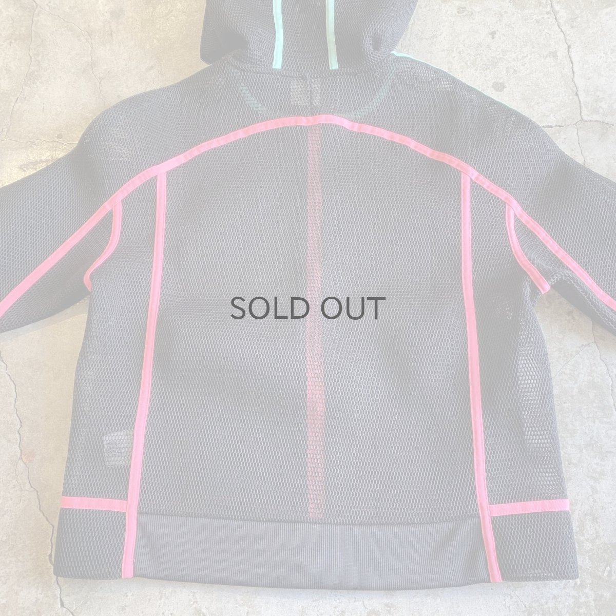 画像10: 【PUMA】PIPING NEON COLOR MESH DESIGN ZIP UP HOODIE / Ladies S(M) (10)