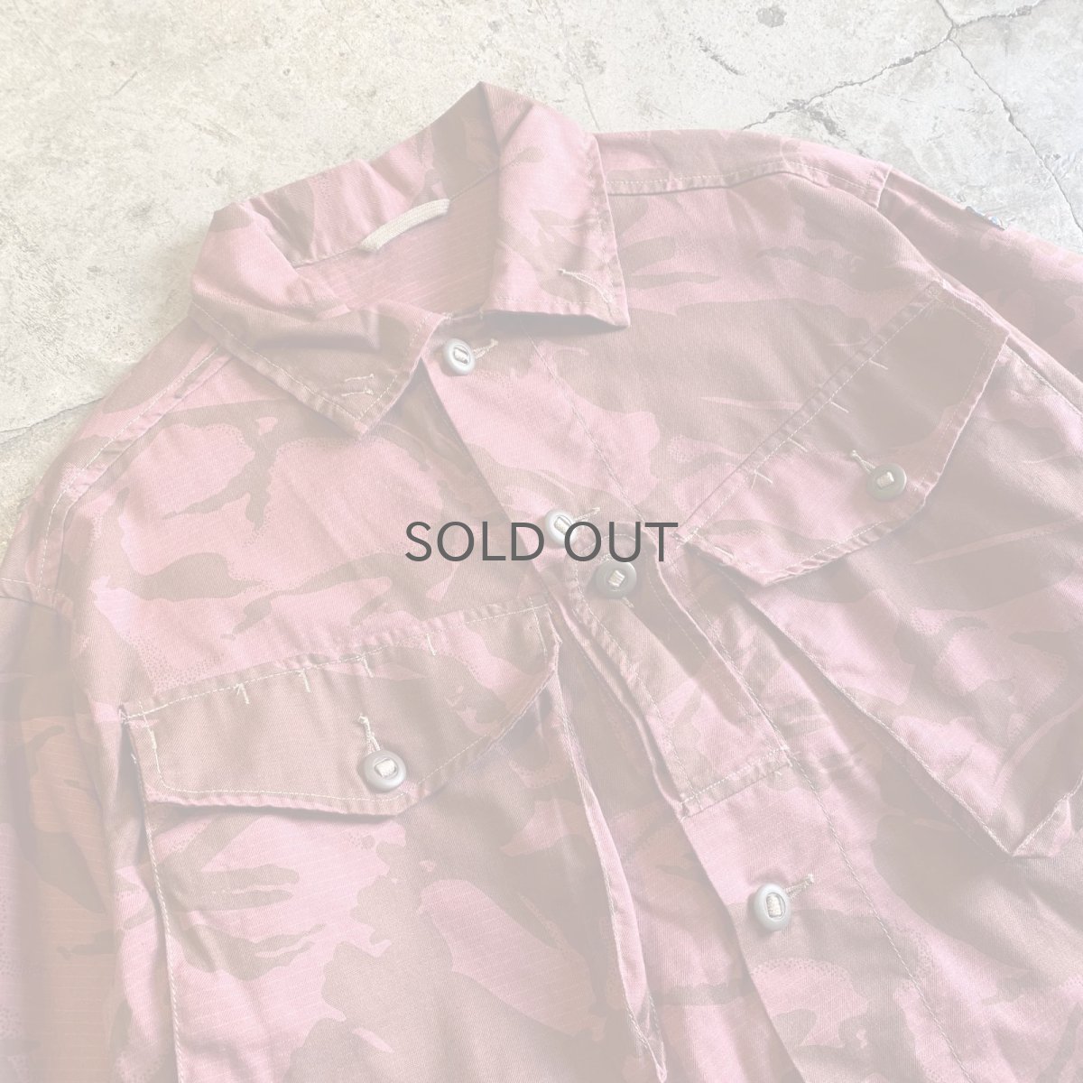 画像3: EURO MILITARY COLOR CAMOUFLAGE DESIGN LIGHT JACKET / Ladies L (3)