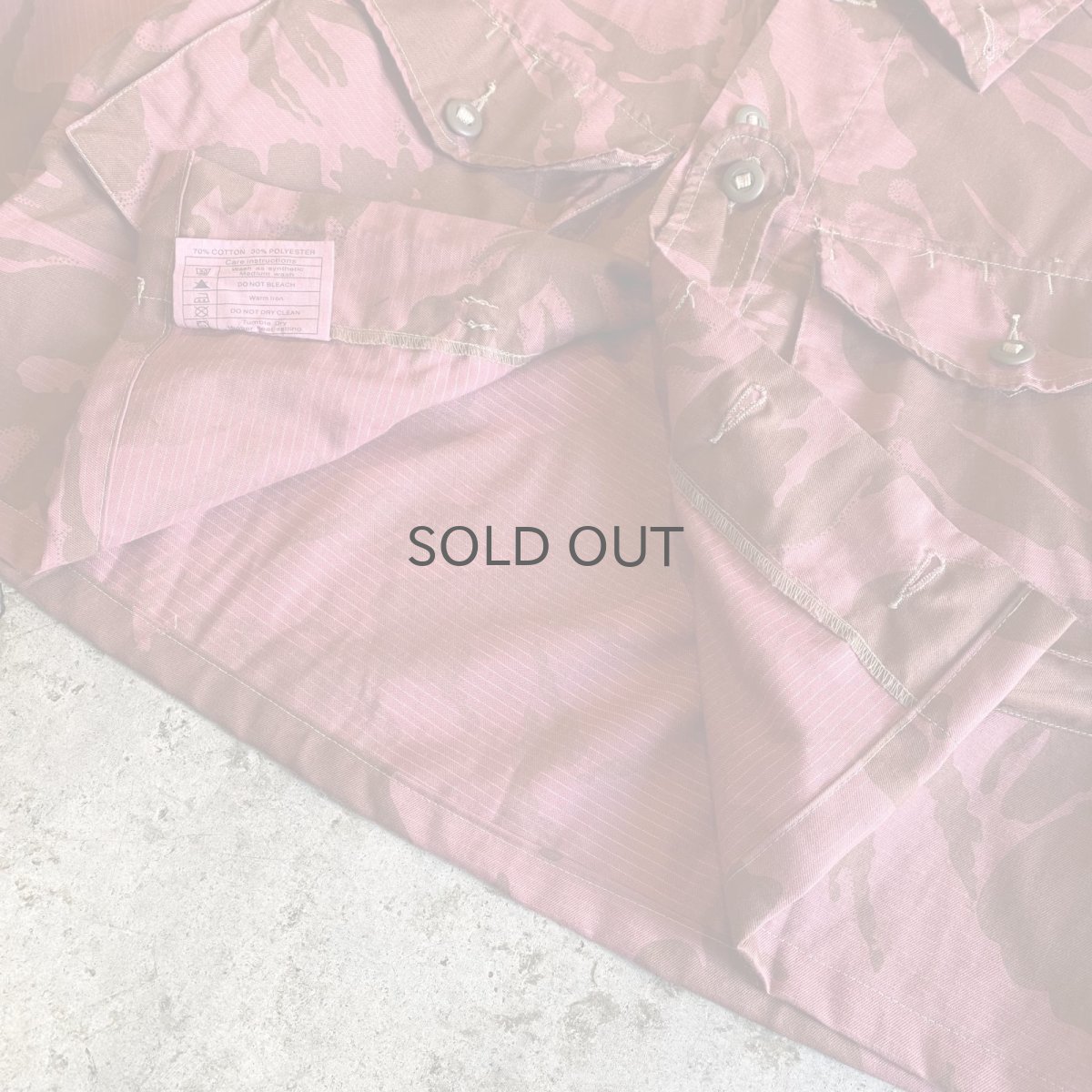 画像8: EURO MILITARY COLOR CAMOUFLAGE DESIGN LIGHT JACKET / Ladies L (8)