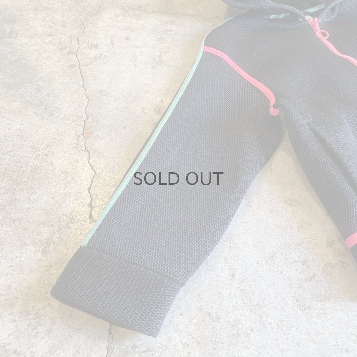 画像6: 【PUMA】PIPING NEON COLOR MESH DESIGN ZIP UP HOODIE / Ladies S(M) (6)