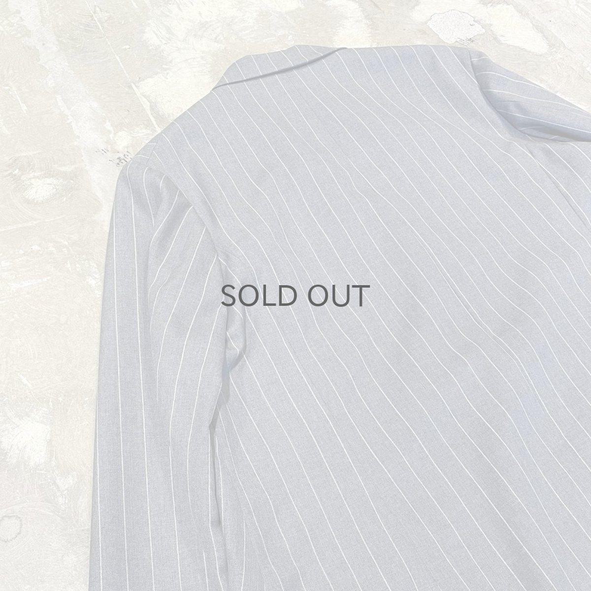 画像9: 【YOHJI YAMAMOTO】STRIPE PATTERN TAILORED JACKET / Mens S (9)