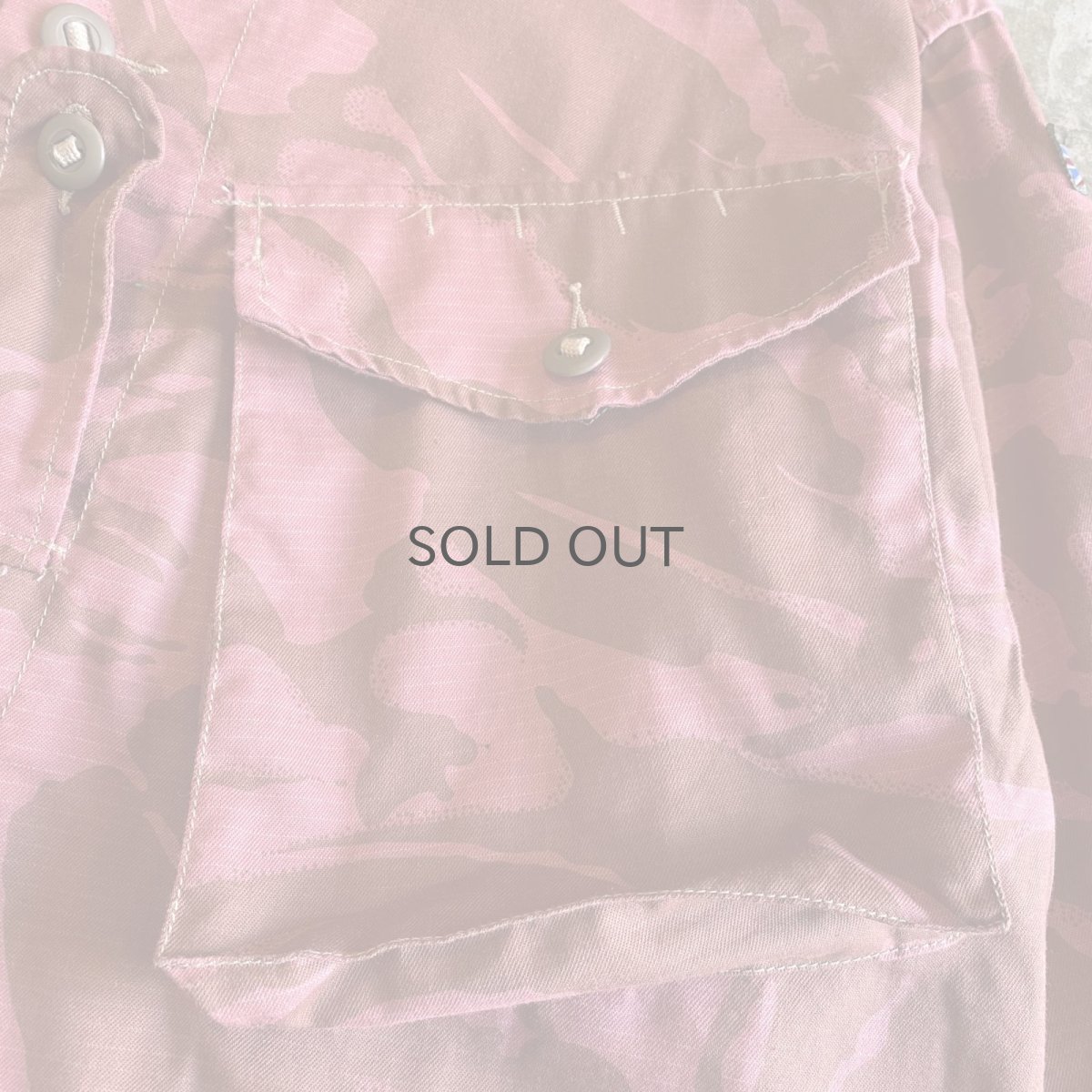 画像4: EURO MILITARY COLOR CAMOUFLAGE DESIGN LIGHT JACKET / Ladies L (4)