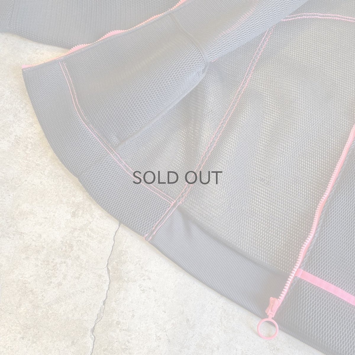 画像8: 【PUMA】PIPING NEON COLOR MESH DESIGN ZIP UP HOODIE / Ladies S(M) (8)