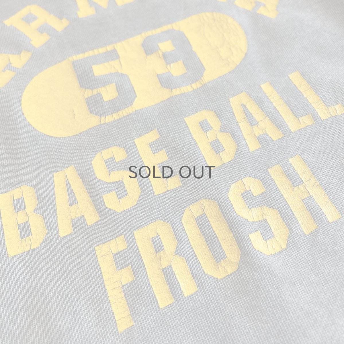 画像9: FRONT COLOR LOGO PRINTED BASE BALL L/S SWEAT / Ladies M (9)