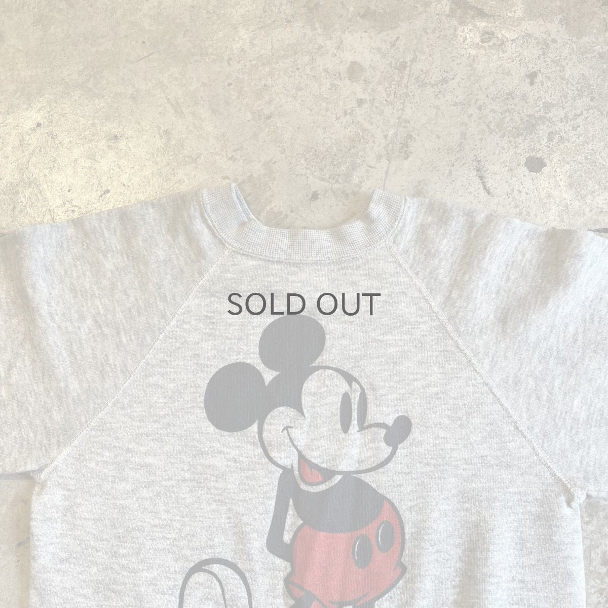 画像8: OLD "MICKEY" PRINTED DESIGN L/S SWEAT / Ladies S(34~36) (8)