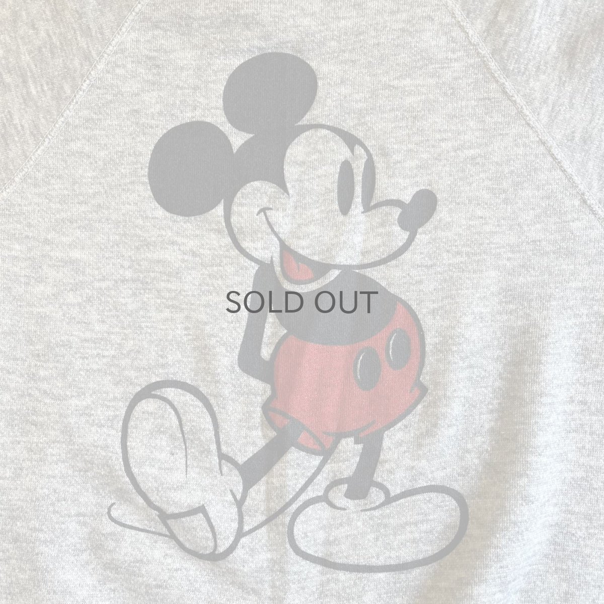 画像9: OLD "MICKEY" PRINTED DESIGN L/S SWEAT / Ladies S(34~36) (9)