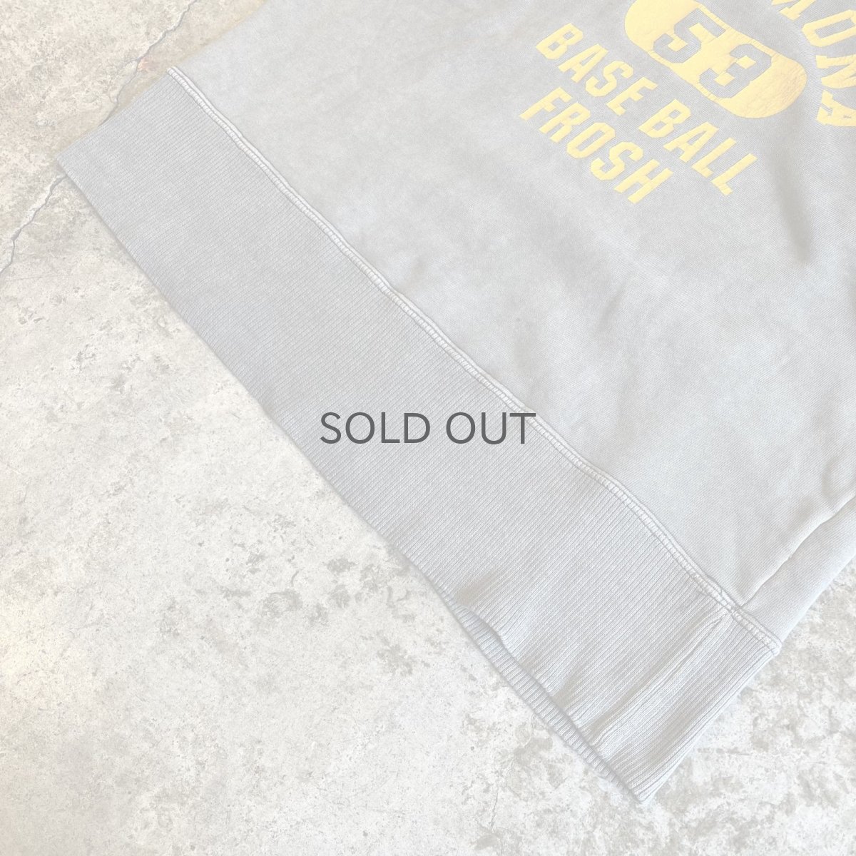 画像4: FRONT COLOR LOGO PRINTED BASE BALL L/S SWEAT / Ladies M (4)