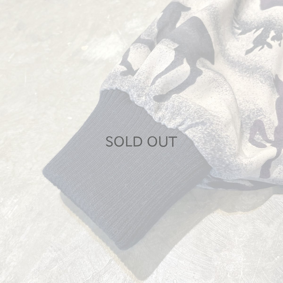 画像7: ANIMAL GRAPHIC PATTERN HI-NECK ZIP UP JACKET / Mens L (7)