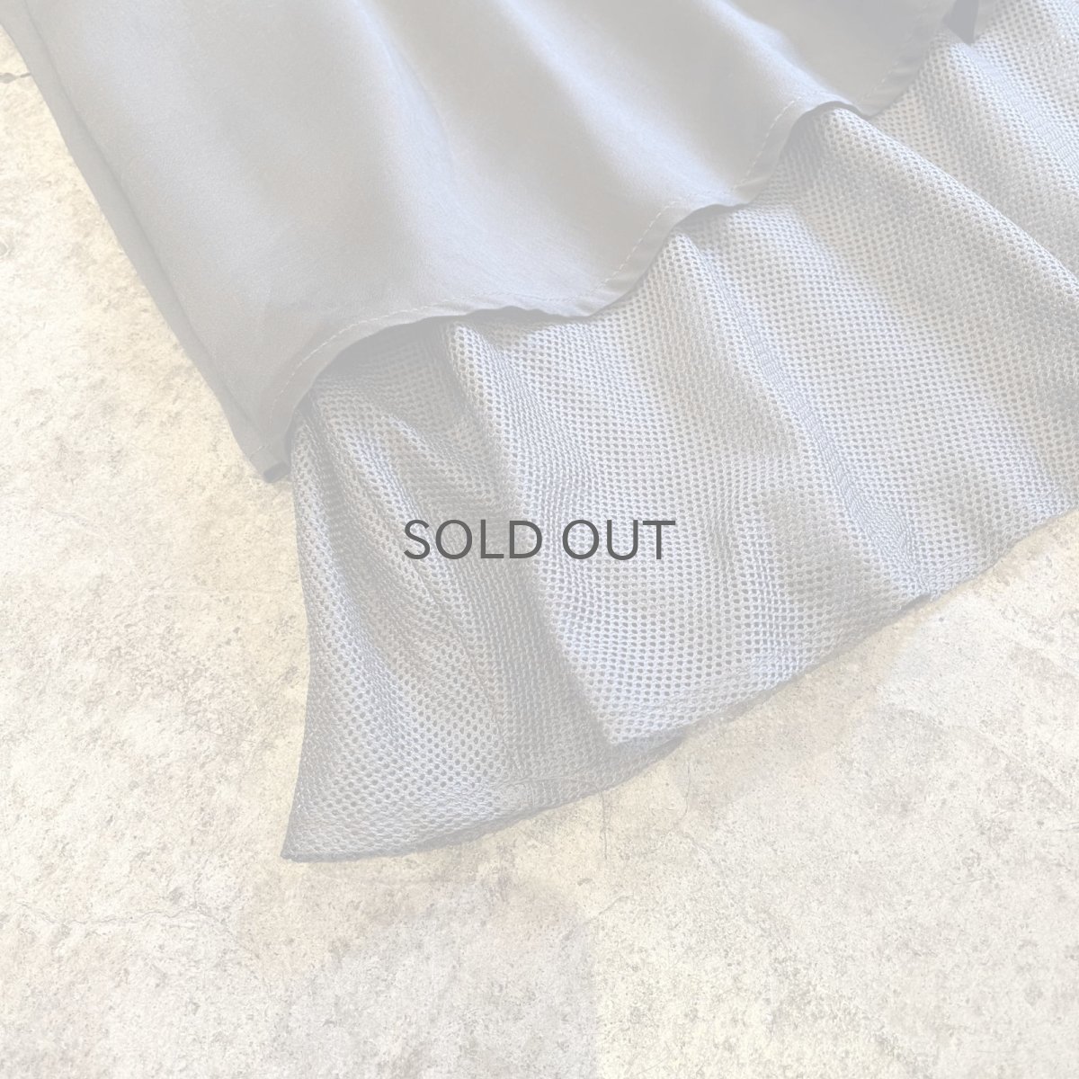 画像3: GREY COLOR TIERED DESIGN LONG SKIRT / W22~W31 (3)