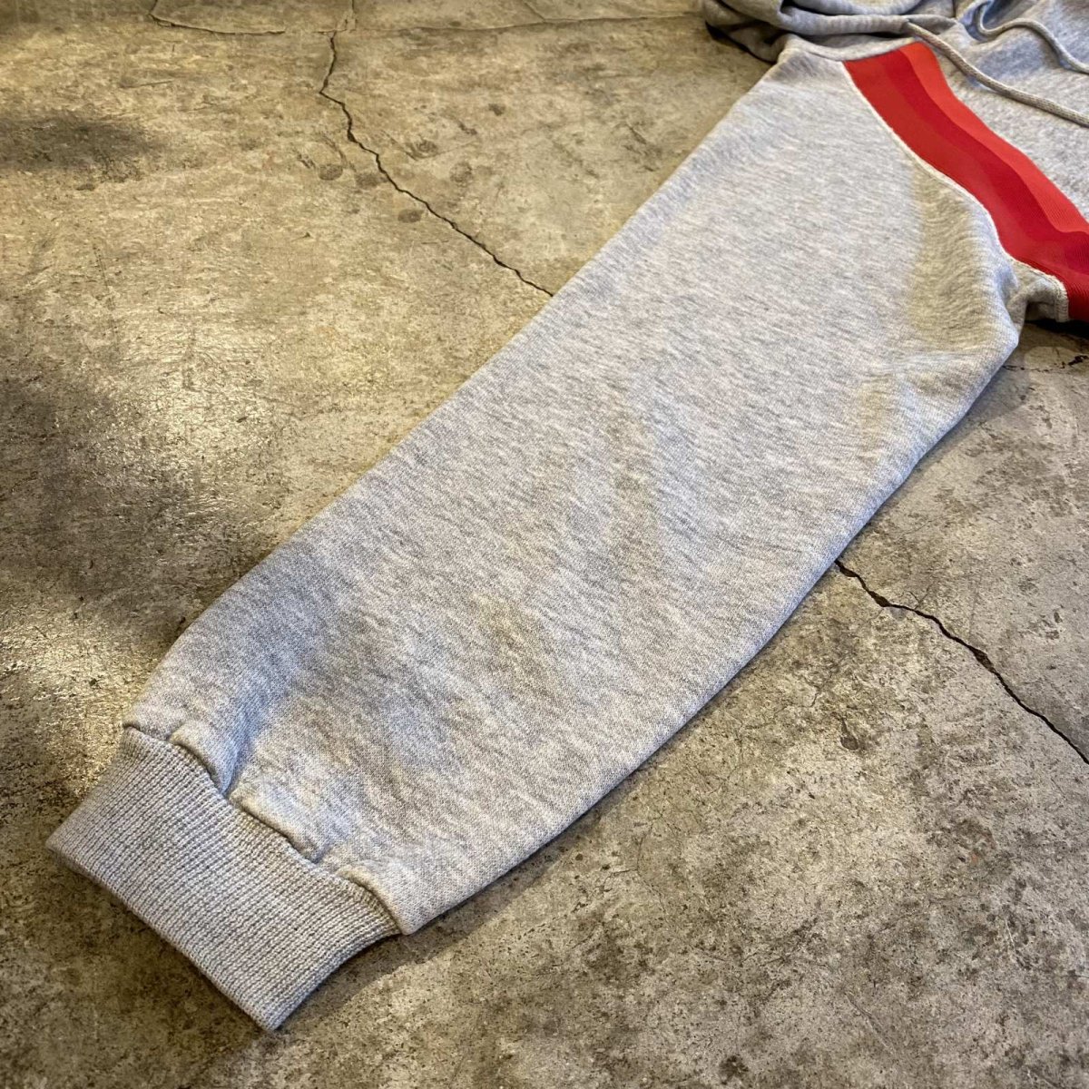 画像7: 70's "RENSSELAER" LOGO POINT COLOR LINE DESIGN SWEAT HOODIE / Ladies M (7)