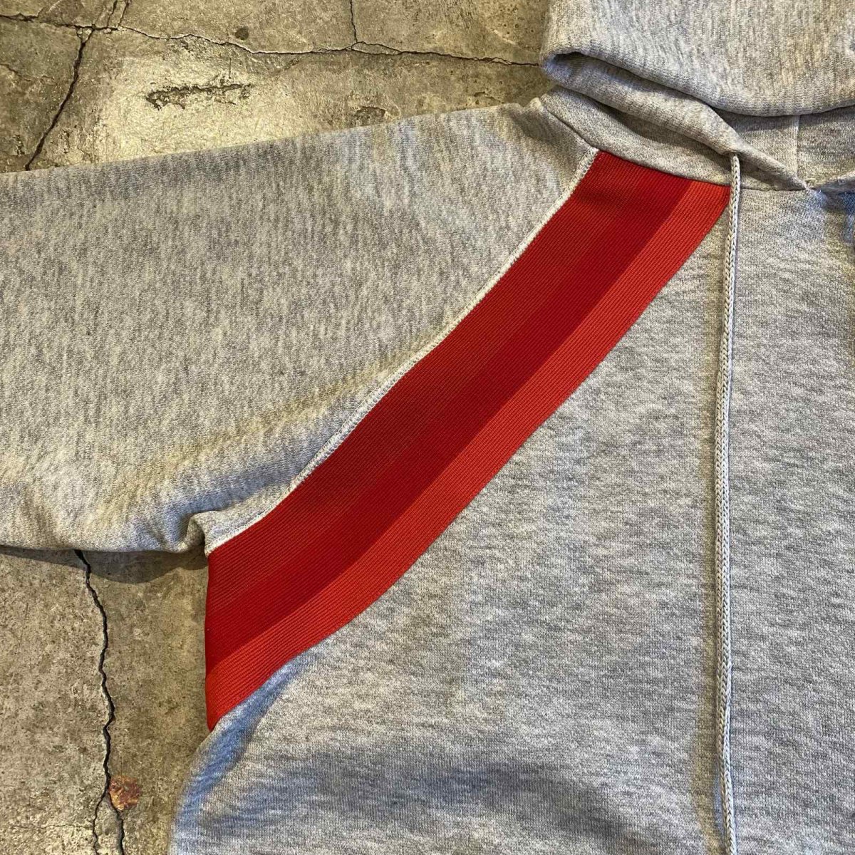 画像6: 70's "RENSSELAER" LOGO POINT COLOR LINE DESIGN SWEAT HOODIE / Ladies M (6)