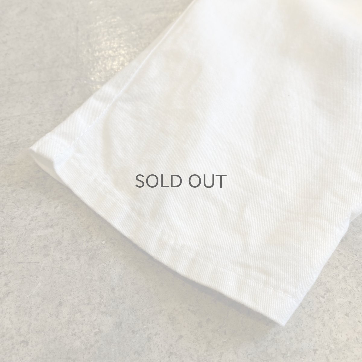 画像11: WHITE COLOR DOLMAN SLEEVE DESIGN COTTON DOUBLE JACKET / Ladies L (11)