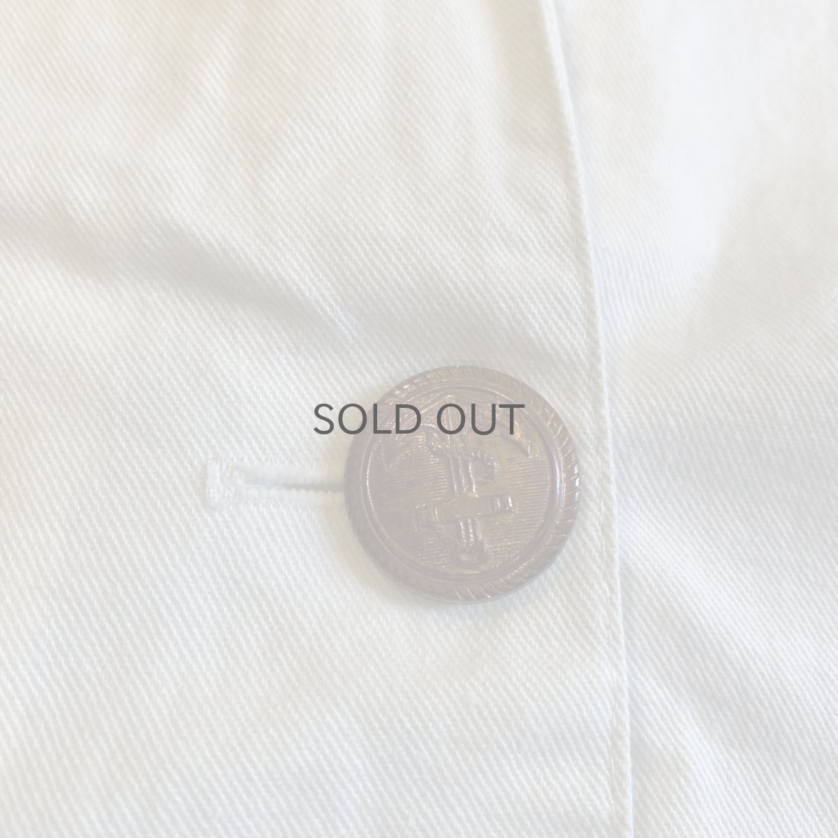 画像5: WHITE COLOR DOLMAN SLEEVE DESIGN COTTON DOUBLE JACKET / Ladies L (5)