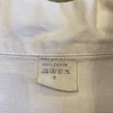画像15: WHITE COLOR DOLMAN SLEEVE DESIGN COTTON DOUBLE JACKET / Ladies L (15)