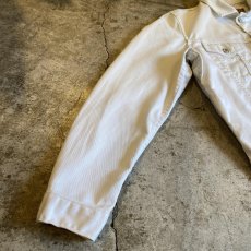 画像6: 【LEVI'S】WHITE COLOR DENIM JACKET / Ladies M(34) / MADE IN FRANCE (6)