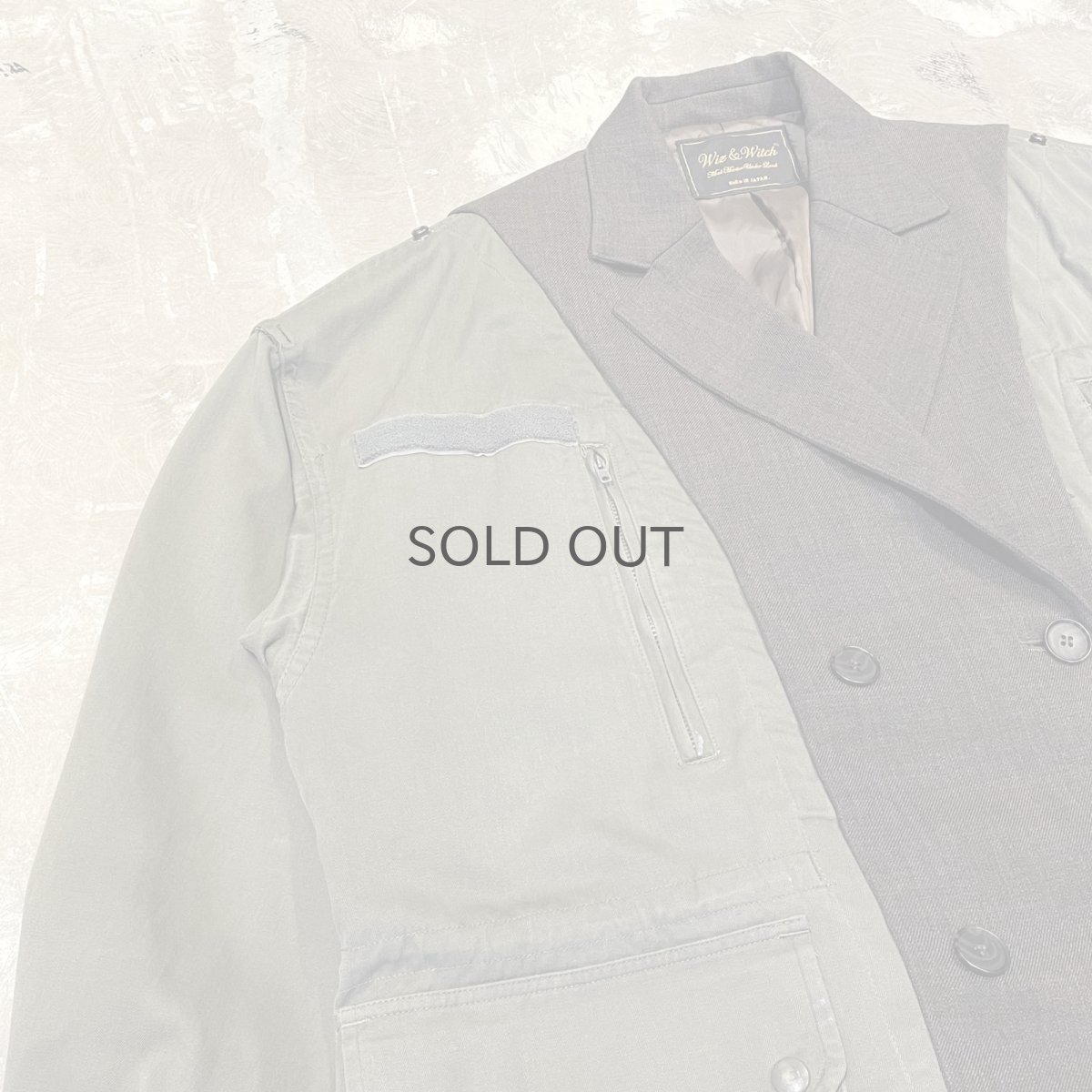 画像3: 【Wiz&Witch】"UNITED" MILITARY TAYLOR JACKET / OS (3)