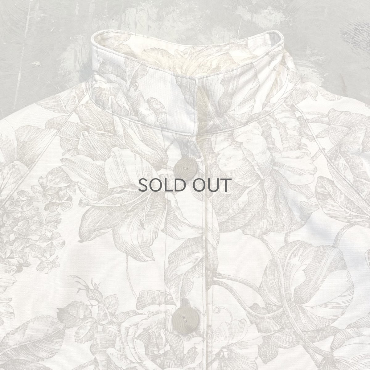 画像11: ALL OVER FLORAL PATTERN COTTON JACKET / Mens L (11)