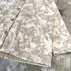 画像6: ALL OVER FLORAL PATTERN COTTON JACKET / Mens L (6)