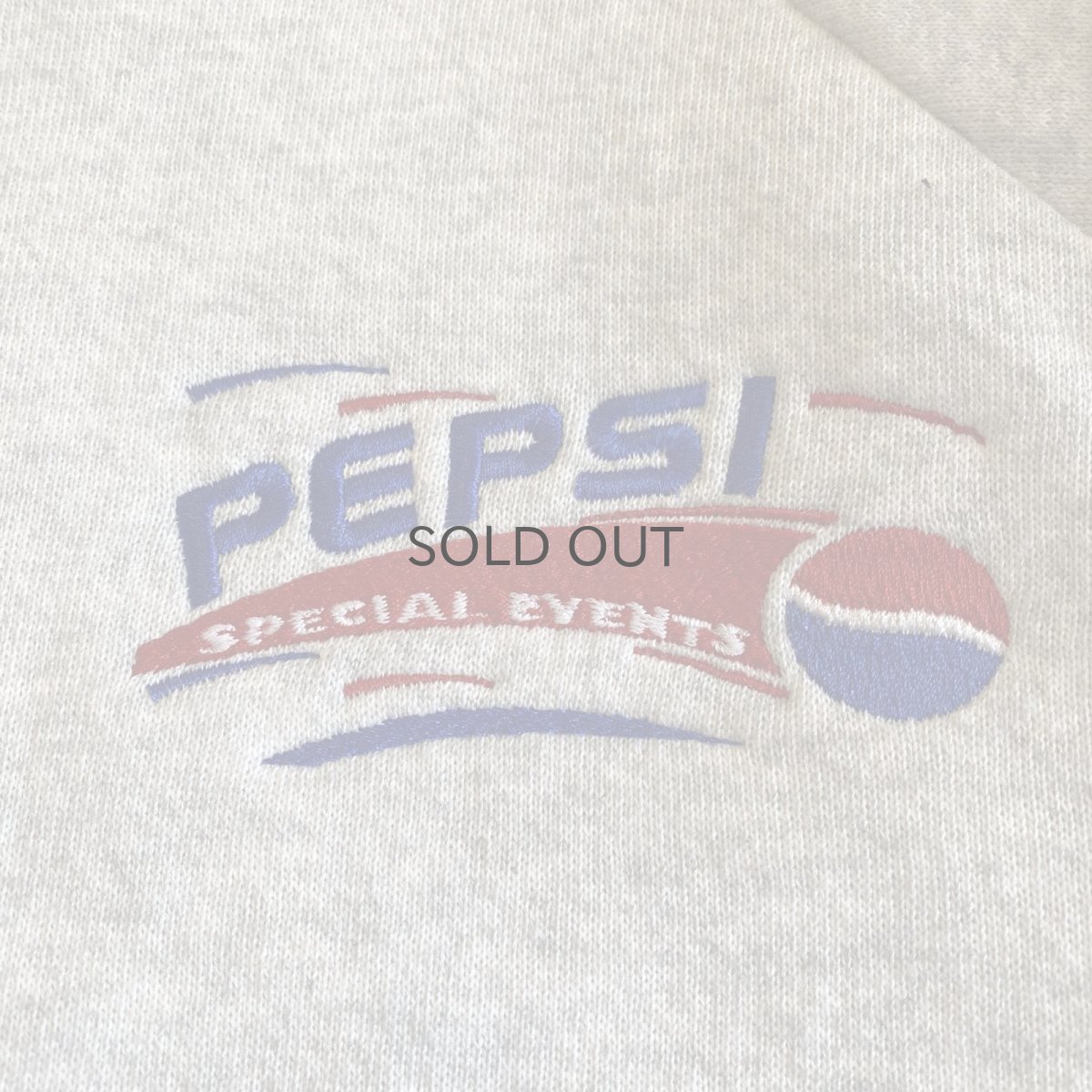 画像5: "PEPSI" ONE POINT EMBROIDERY DESIGN L/S SWEAT / Ladies L / MADE IN USA (5)