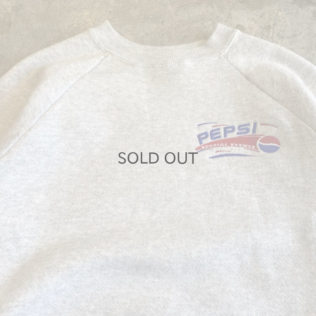 画像4: "PEPSI" ONE POINT EMBROIDERY DESIGN L/S SWEAT / Ladies L / MADE IN USA (4)