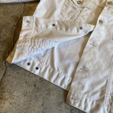 画像7: 【LEVI'S】WHITE COLOR DENIM JACKET / Ladies M(34) / MADE IN FRANCE (7)