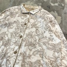 画像4: ALL OVER FLORAL PATTERN COTTON JACKET / Mens L (4)