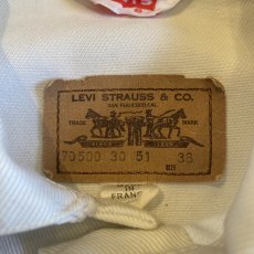 画像11: 【LEVI'S】WHITE COLOR DENIM JACKET / Ladies M(34) / MADE IN FRANCE (11)