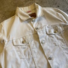 画像3: 【LEVI'S】WHITE COLOR DENIM JACKET / Ladies M(34) / MADE IN FRANCE (3)