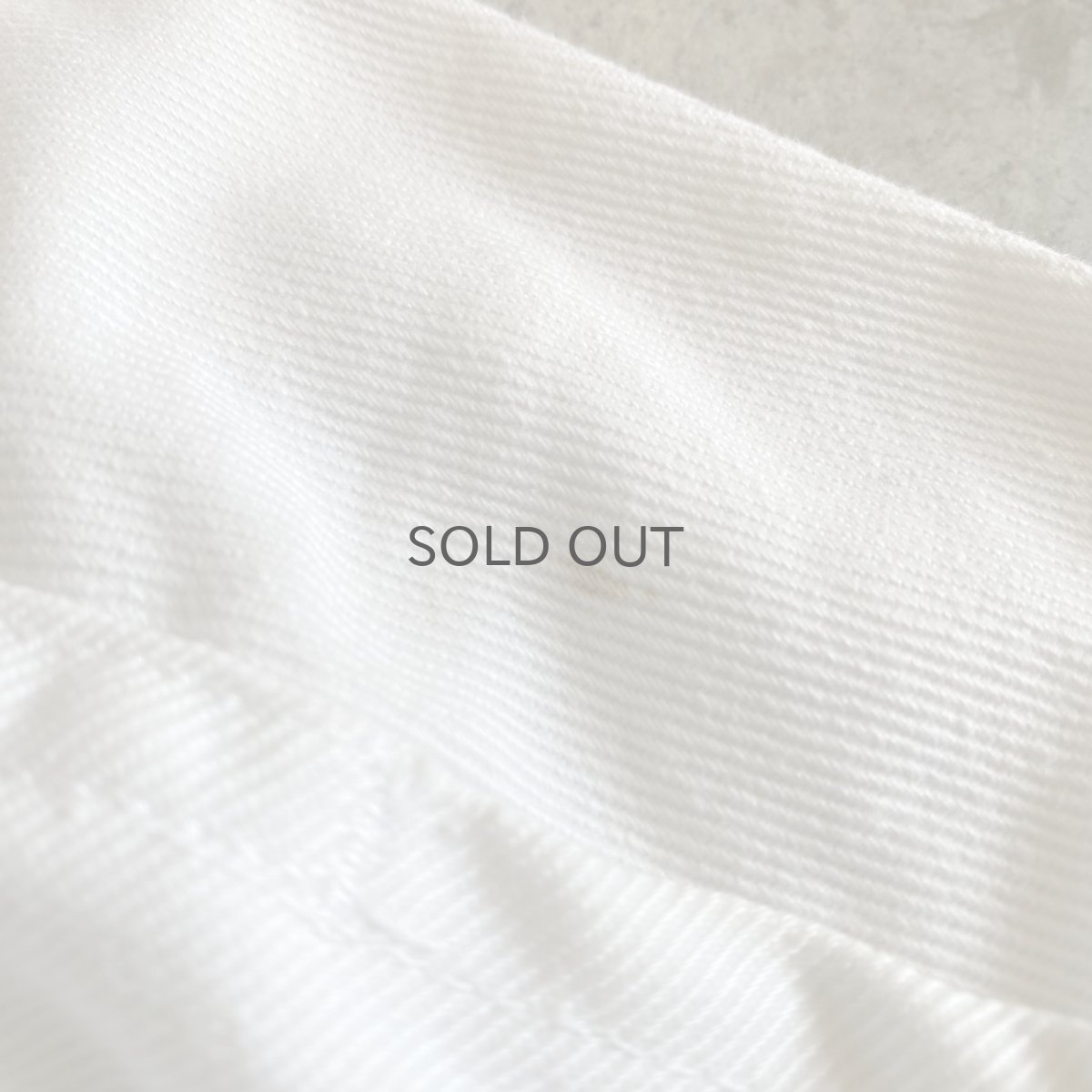 画像12: 【LEVI'S】WHITE COLOR DENIM JACKET / Ladies M(34) / MADE IN FRANCE (12)