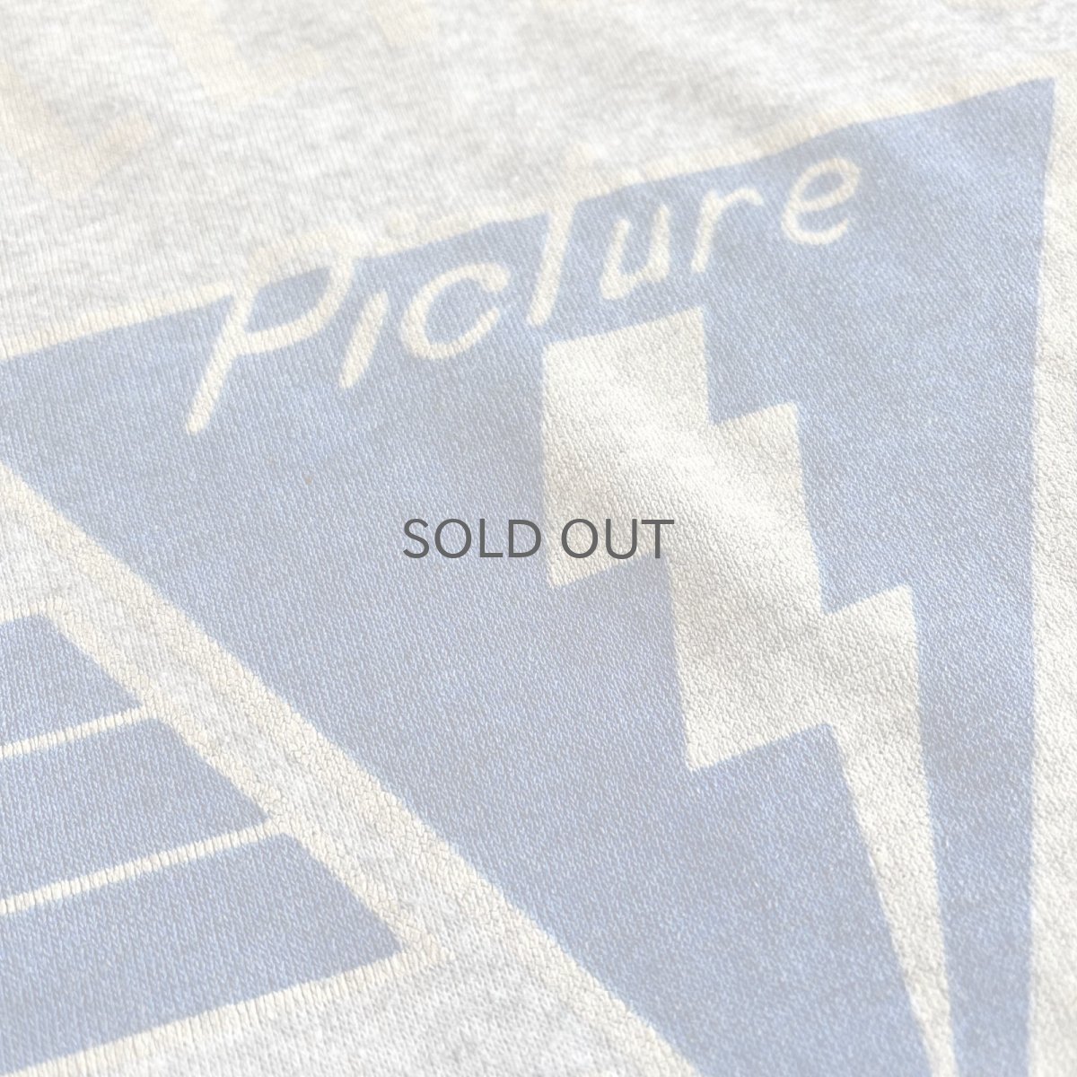 画像12: FRONT COLOR PRINTED SIDE POINT LINE DESIGN L/S SWEAT / Ladies M (12)