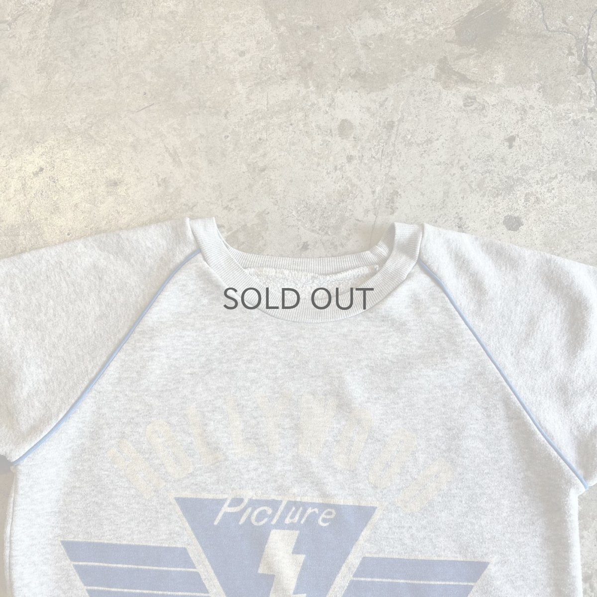 画像9: FRONT COLOR PRINTED SIDE POINT LINE DESIGN L/S SWEAT / Ladies M (9)