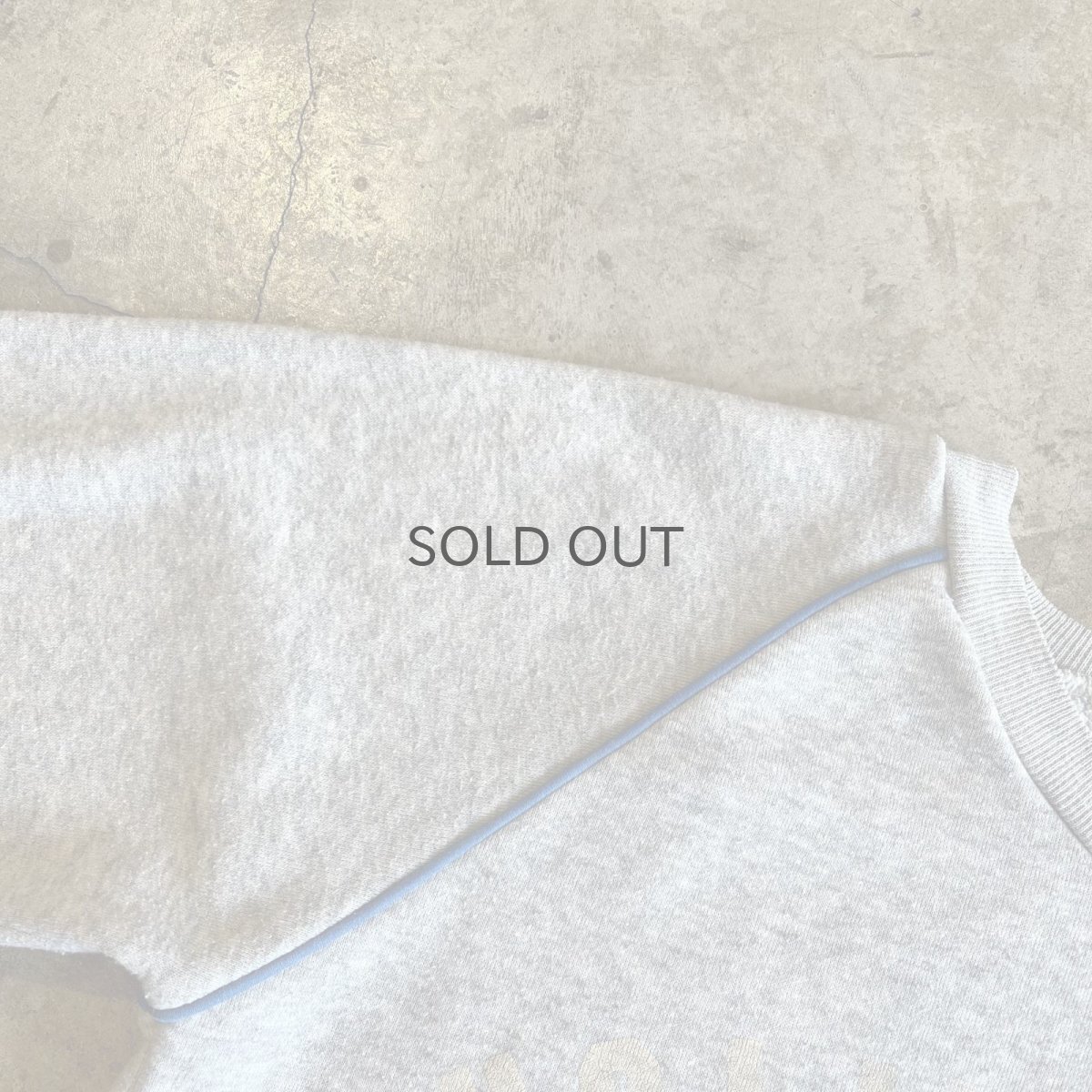 画像10: FRONT COLOR PRINTED SIDE POINT LINE DESIGN L/S SWEAT / Ladies M (10)