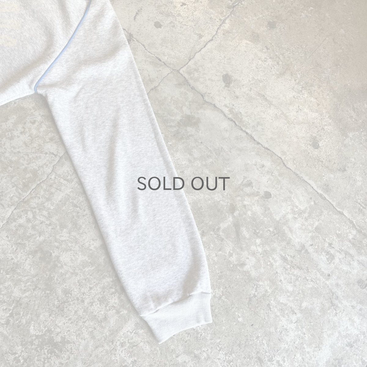 画像7: FRONT COLOR PRINTED SIDE POINT LINE DESIGN L/S SWEAT / Ladies M (7)