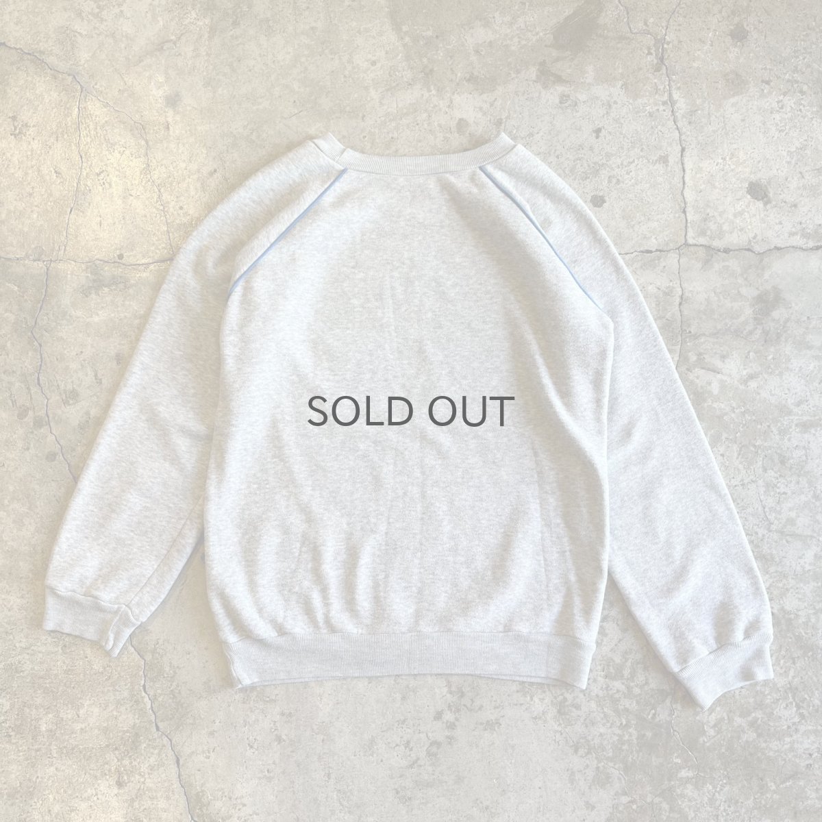 画像2: FRONT COLOR PRINTED SIDE POINT LINE DESIGN L/S SWEAT / Ladies M (2)